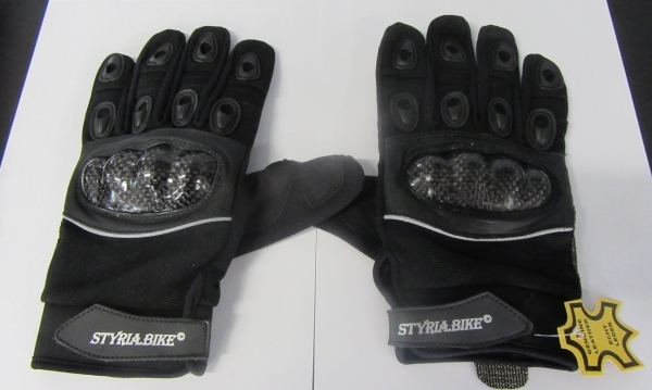 Echt-Leder Motorrad Handschuh ©Styria Bik